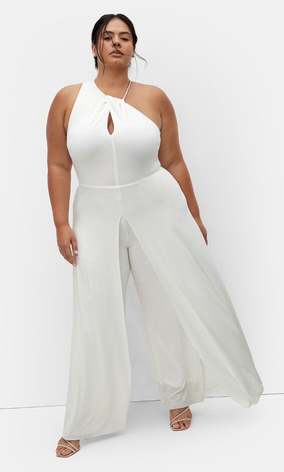 Karlee Jumpsuit - ivory, WHITE, alternate image number 1
