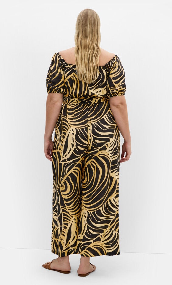 Erica Swirl Jumpsuit - black, GREEN, alternate image number null