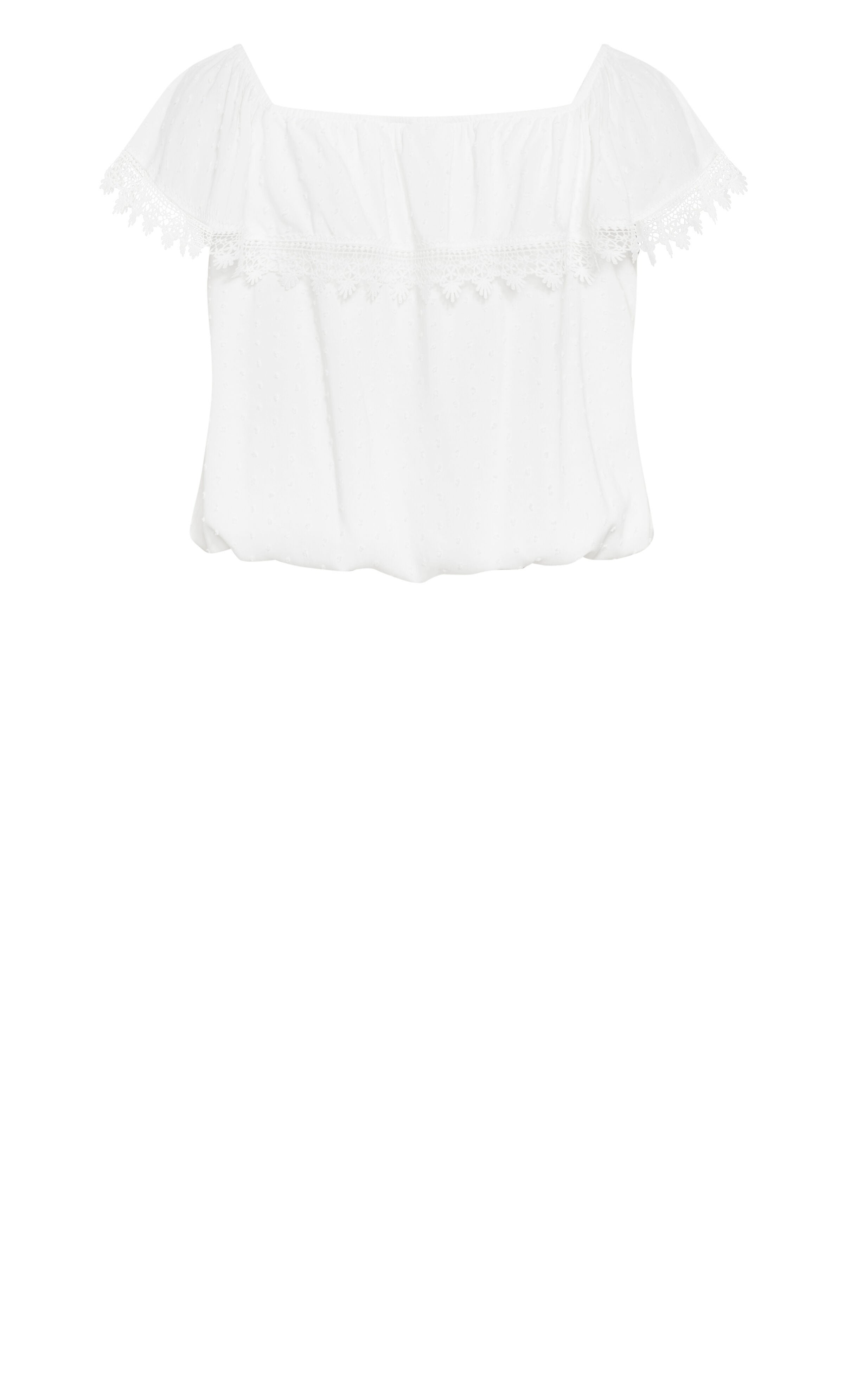 Spot Sara Top - ivory, WHITE, alternate image number 4