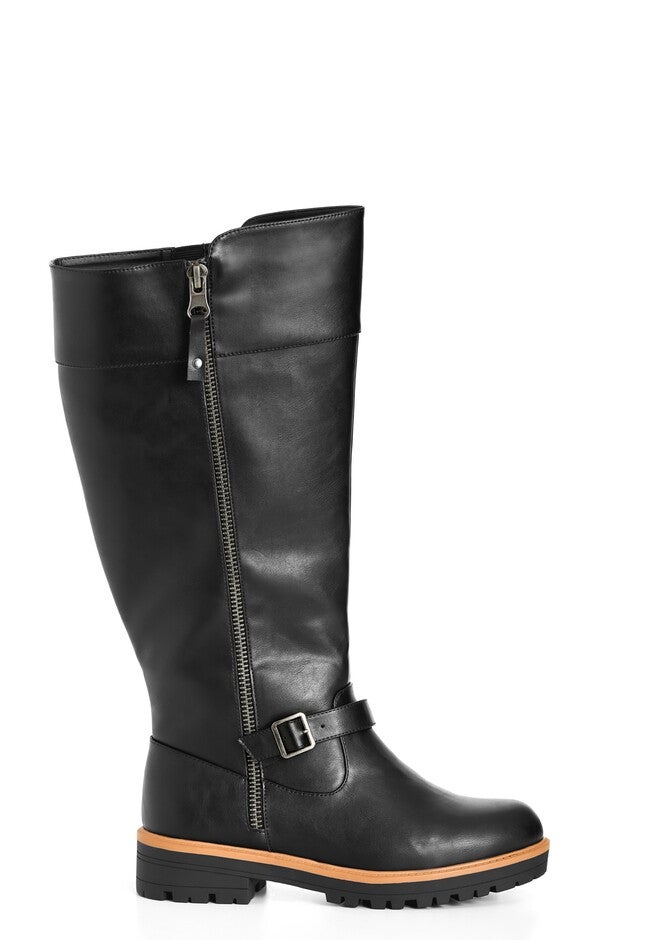 Myla Tall Boot, BLACK, alternate image number 2