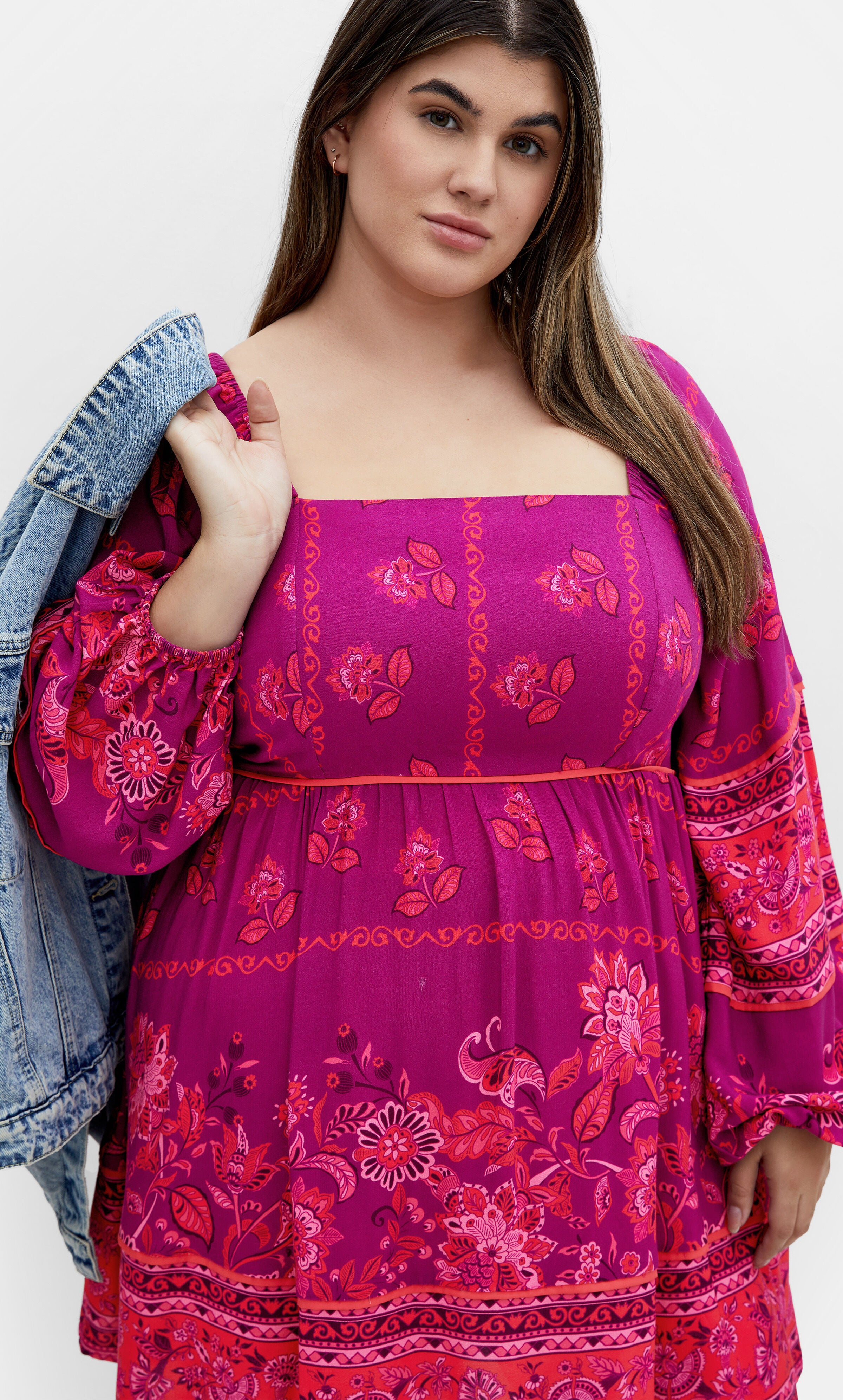 Jasmine Micro Mini Dress - magenta, PURPLE, alternate image number 2