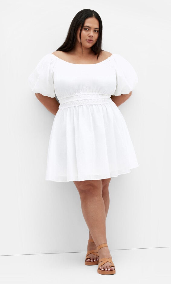 Lillian Dress - ivory, WHITE, hi-res image number 0
