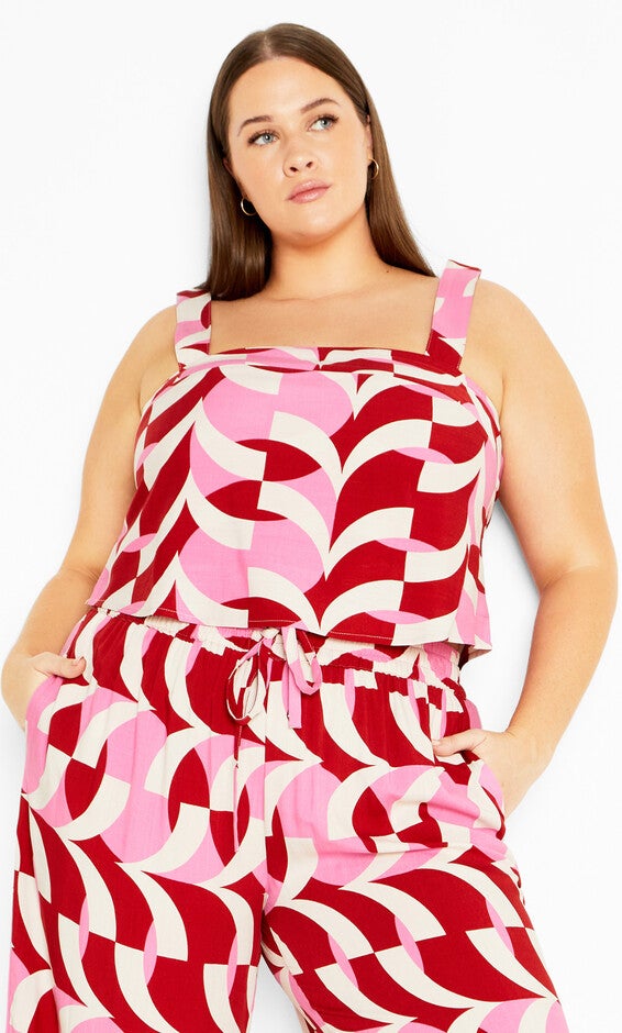 Mystic Print Top - pink, MYSTIC, alternate image number null