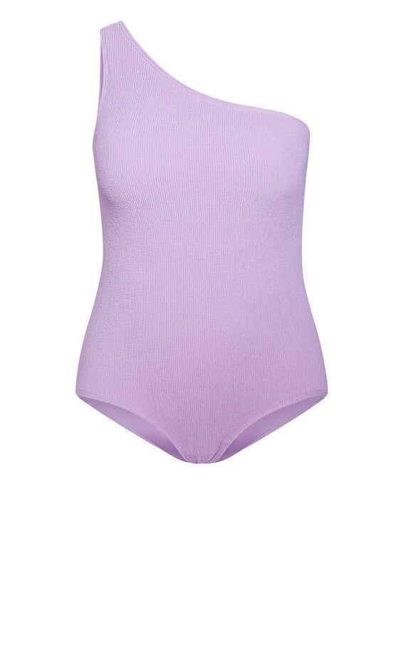 Izzy One Shoulder 1 Piece - violet, PURPLE, alternate image number 3