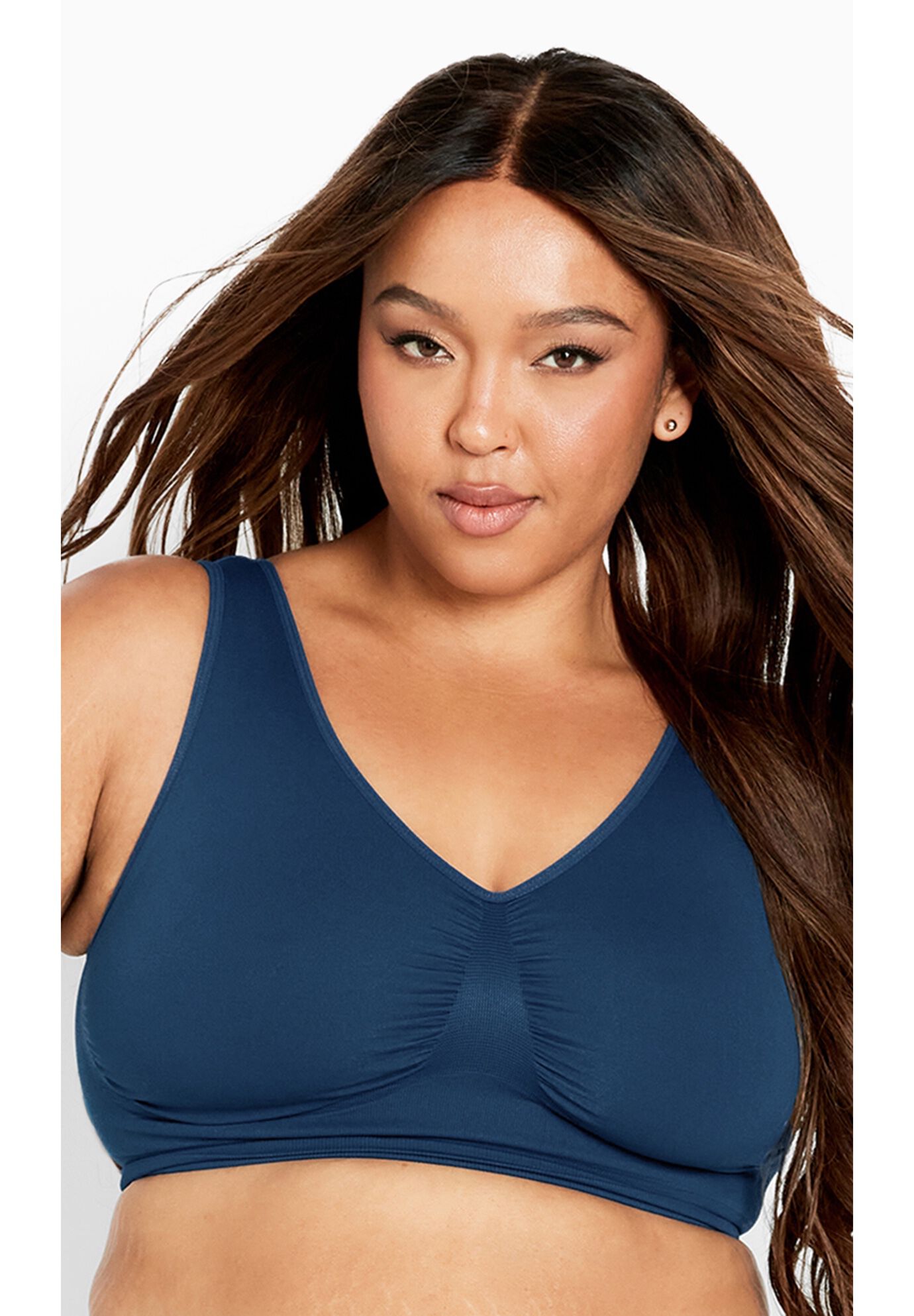 Fashion Seamless Bra, POSEIDON, hi-res image number 0