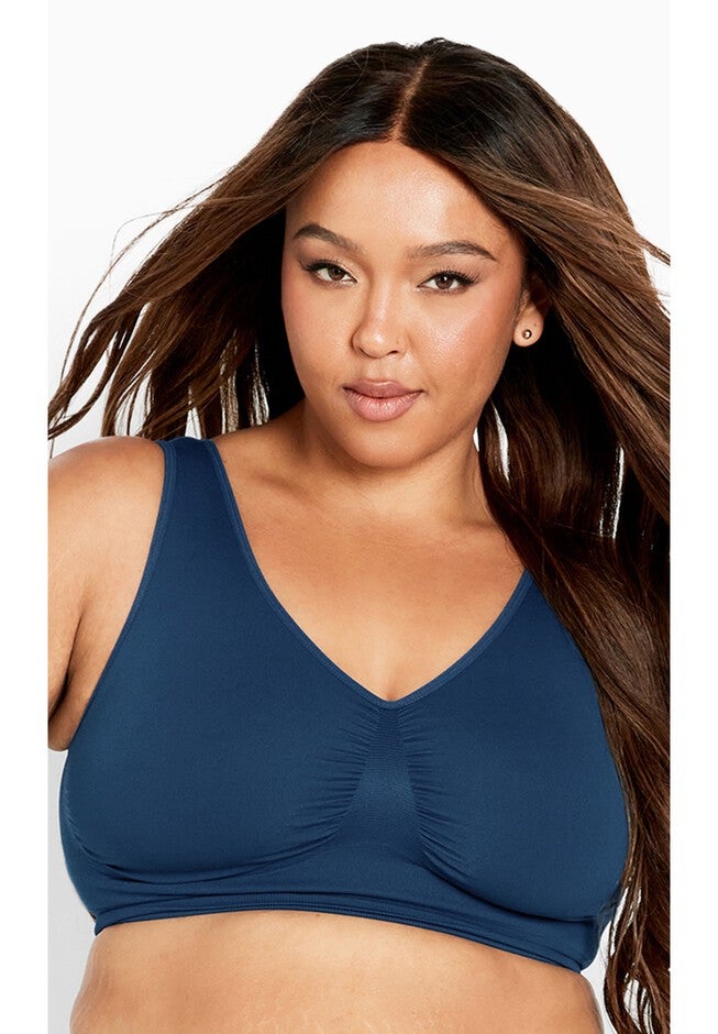 Fashion Seamless Bra, POSEIDON, hi-res image number 0