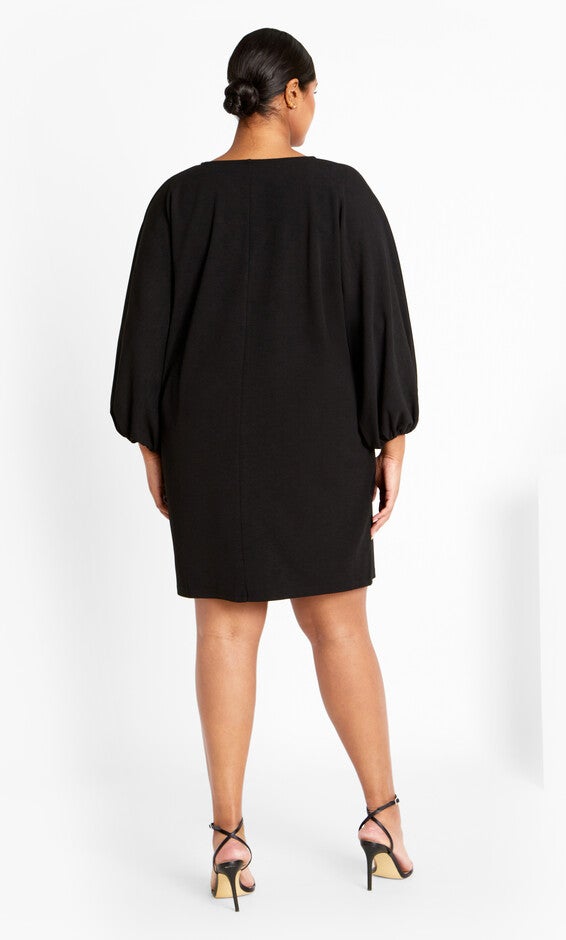 Lilia Dress - black, BLACK, alternate image number 3