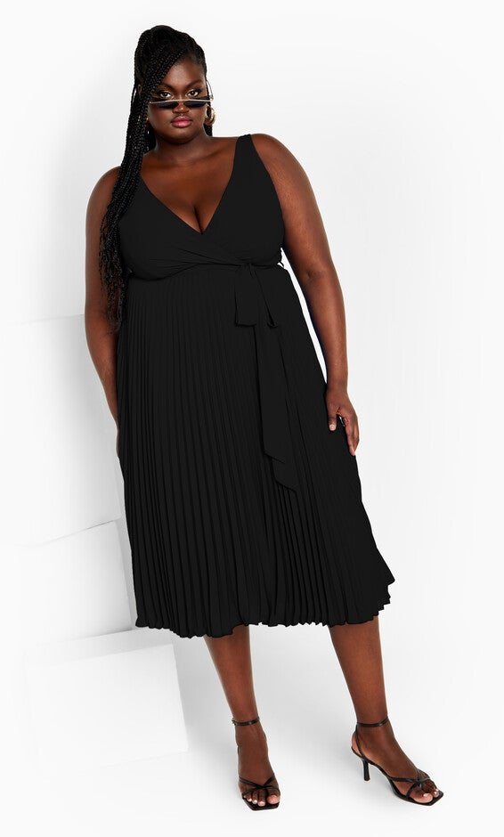 Lilly Dress - black, BLACK, hi-res image number null