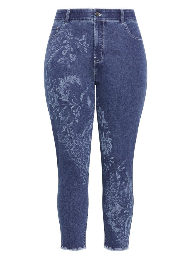 Demi Skinny Jean, MID WASH, alternate image number null