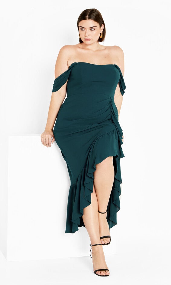 Rosabella Maxi Dress - emerald, GREEN, hi-res image number null