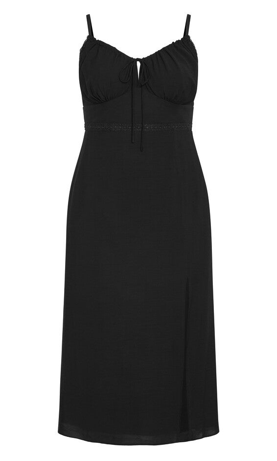Sweet Pea Maxi Dress - black, BLACK, alternate image number 5
