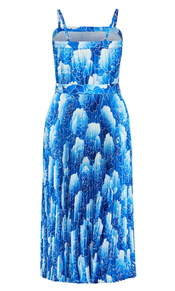Jayda Print Dress - soft blue, SOFT, alternate image number 5