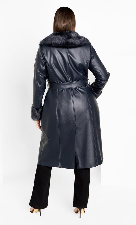 Spanish Romance Coat - steel blue, BLUE, alternate image number null
