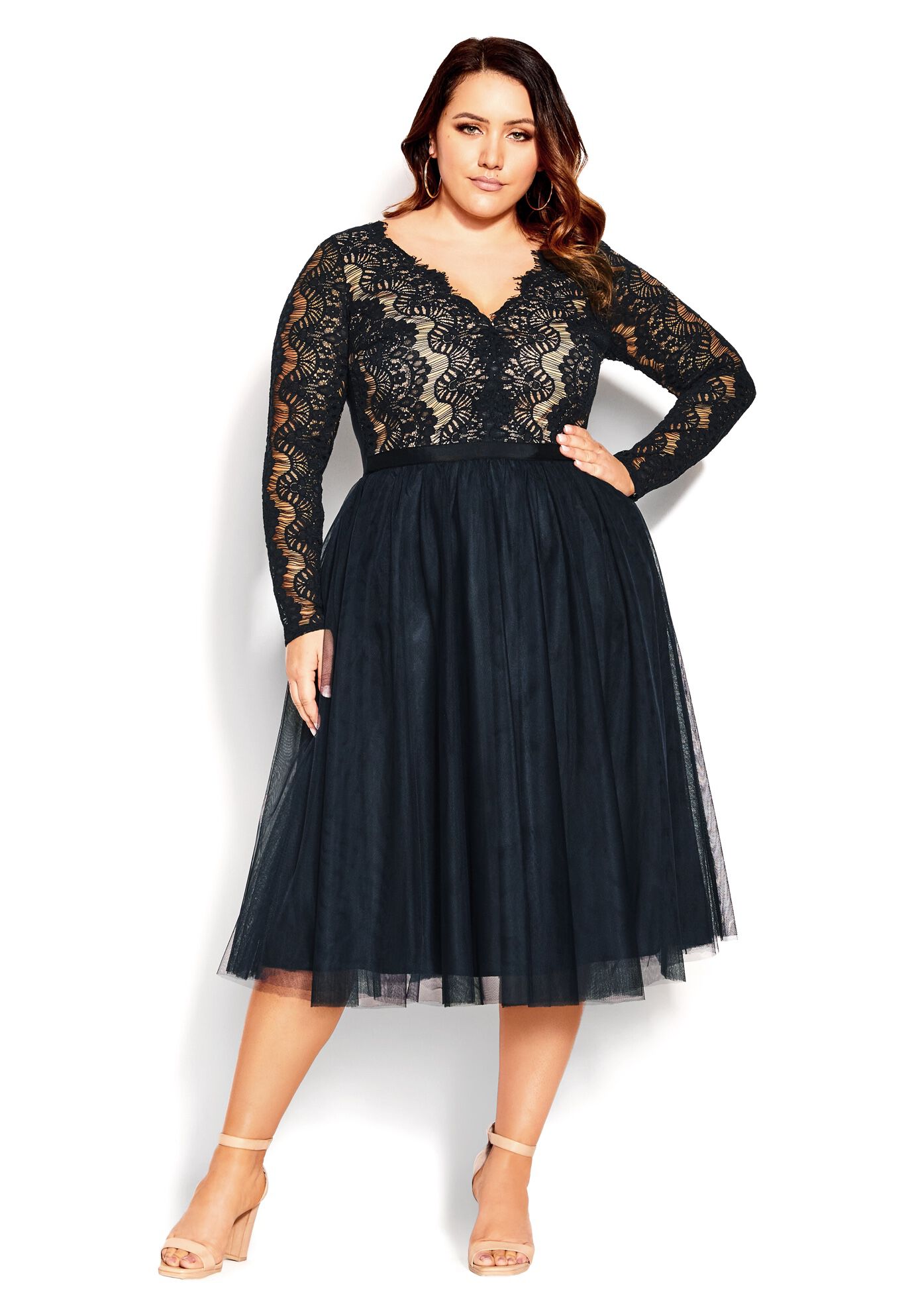 Rare Beauty Dress - navy, BLUE, on-hover image number 1