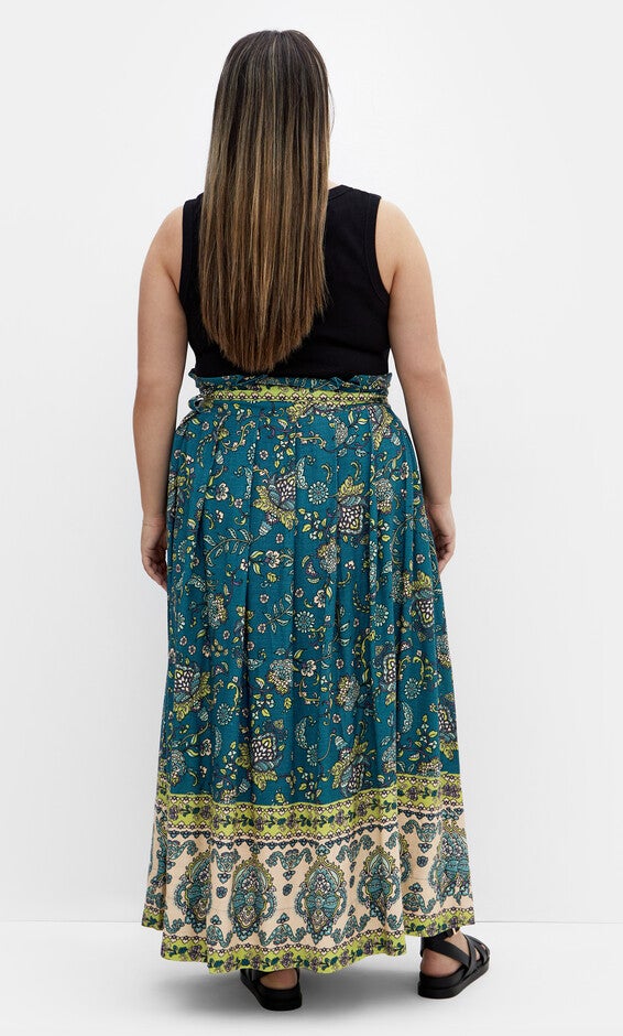Mysteria Border Skirt - french blue, BLUE, alternate image number null