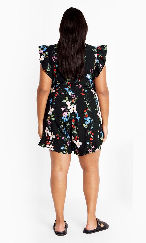 Fee Print Playsuit - black, FLORAL, alternate image number 2