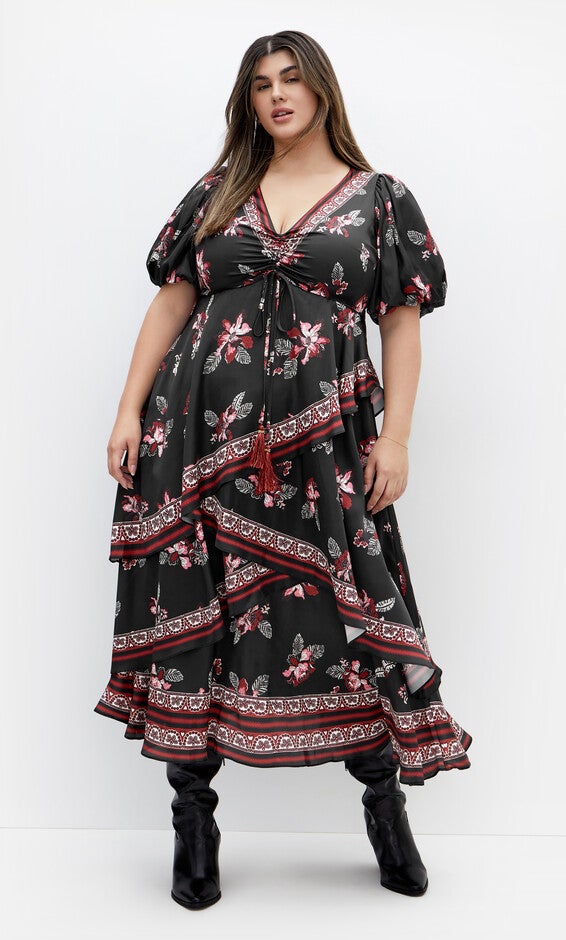 Drama Queen Dress - black, BLACK, hi-res image number null