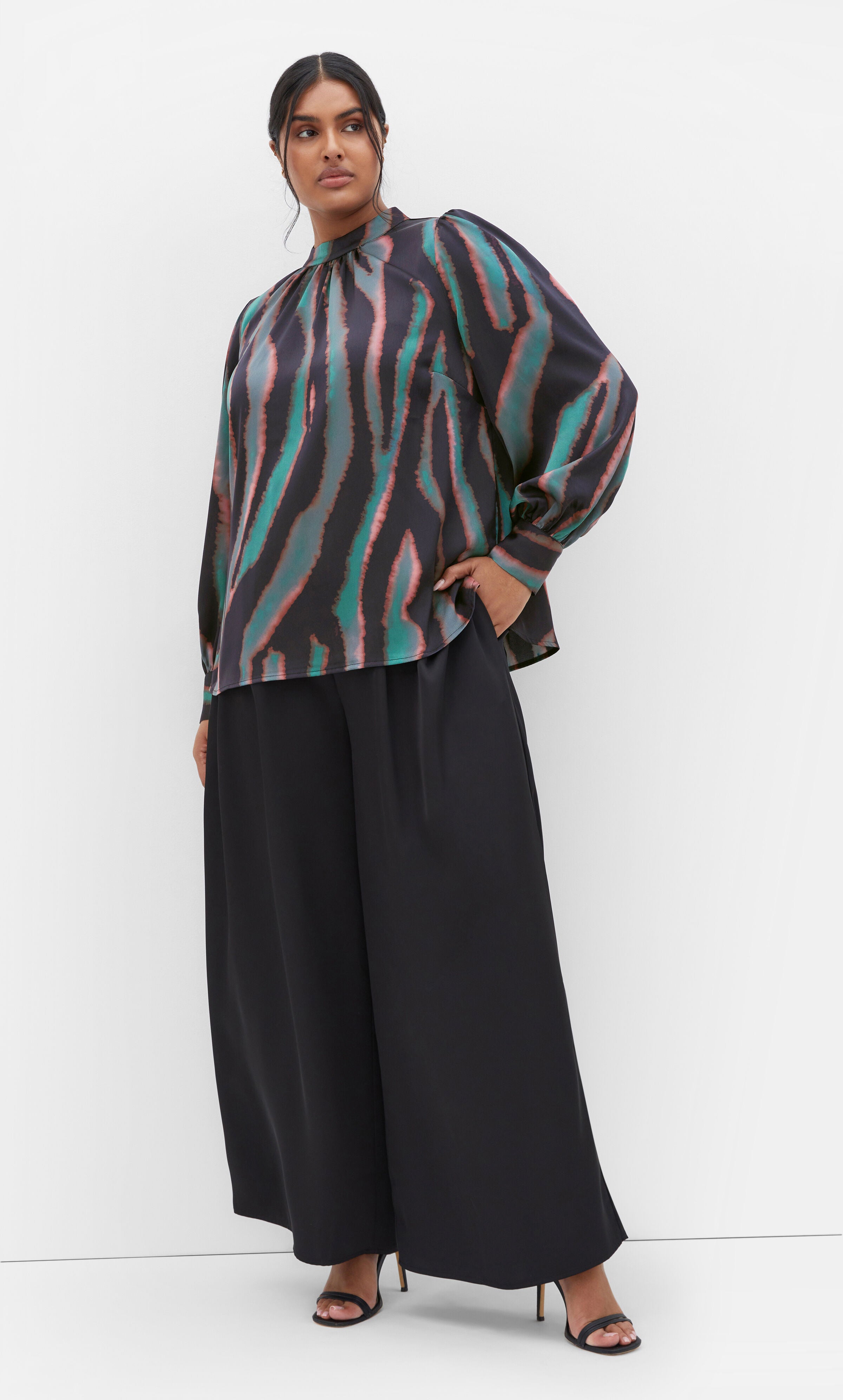 Untamed Top - teal, GREEN, alternate image number 7