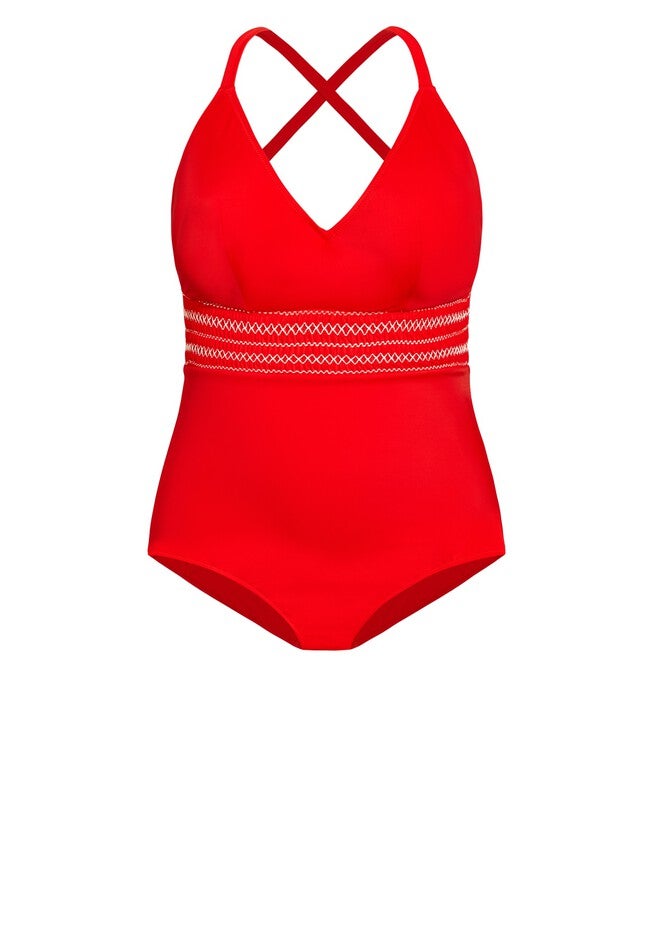 Lucia 1 Piece - grenadine, RED, alternate image number 3