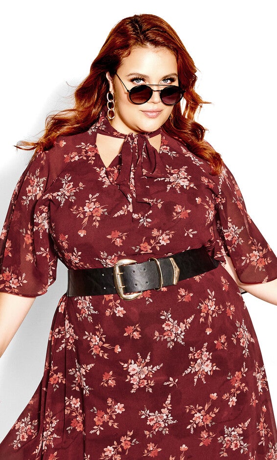 Alexandra Dress - port, PORT DITSY BLOOM, alternate image number 2