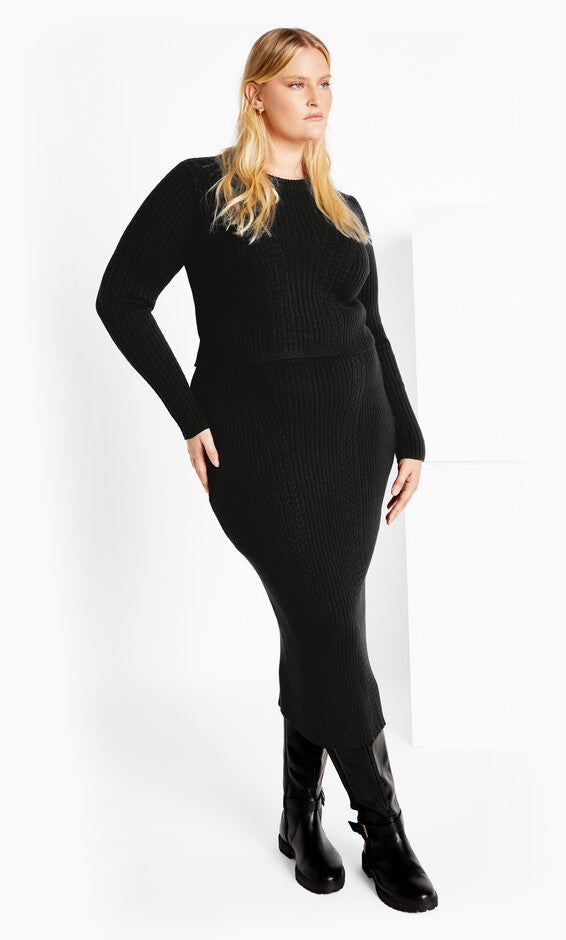 Baylee Skirt - black, BLACK, alternate image number null