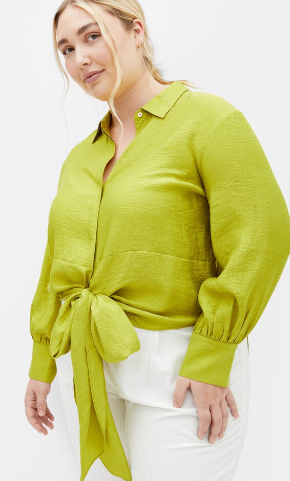 Rosabella Shirt - chartreuse, GREEN, hi-res image number null