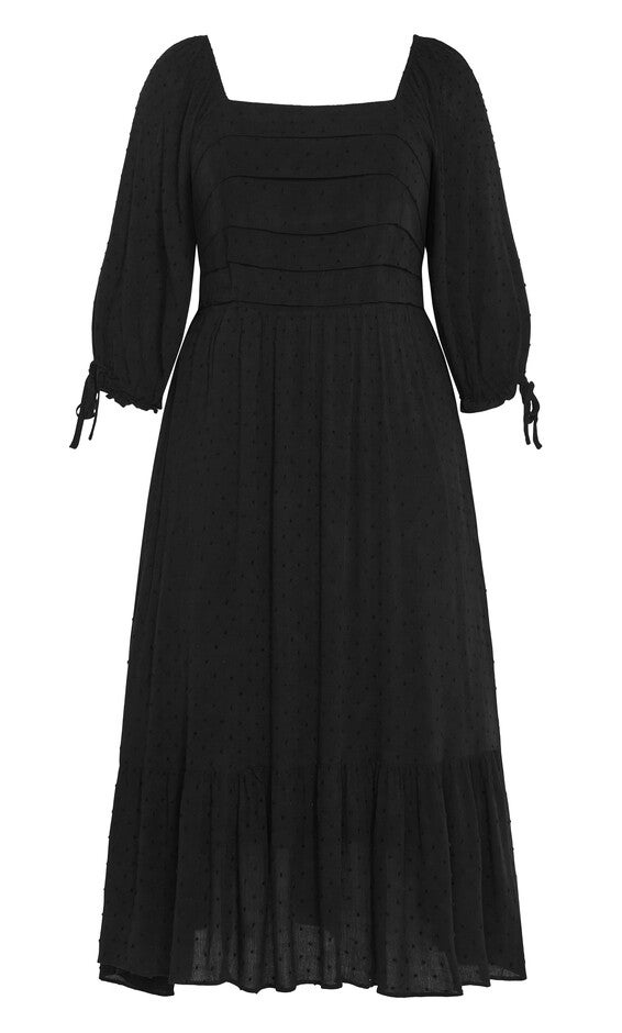 Ally Dress - black, BLACK, alternate image number null