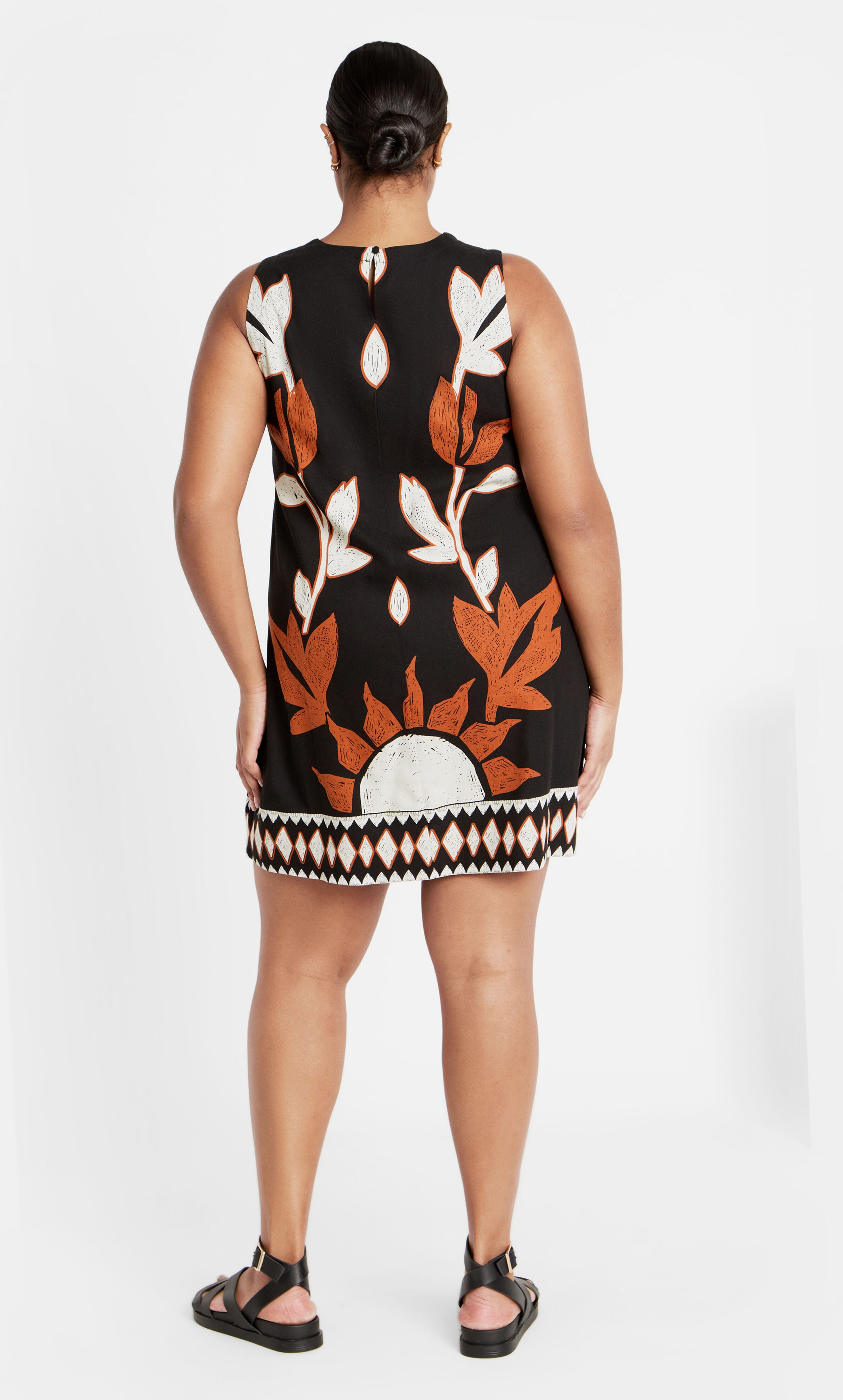 Nala Print Dress - black, NALA, alternate image number 1