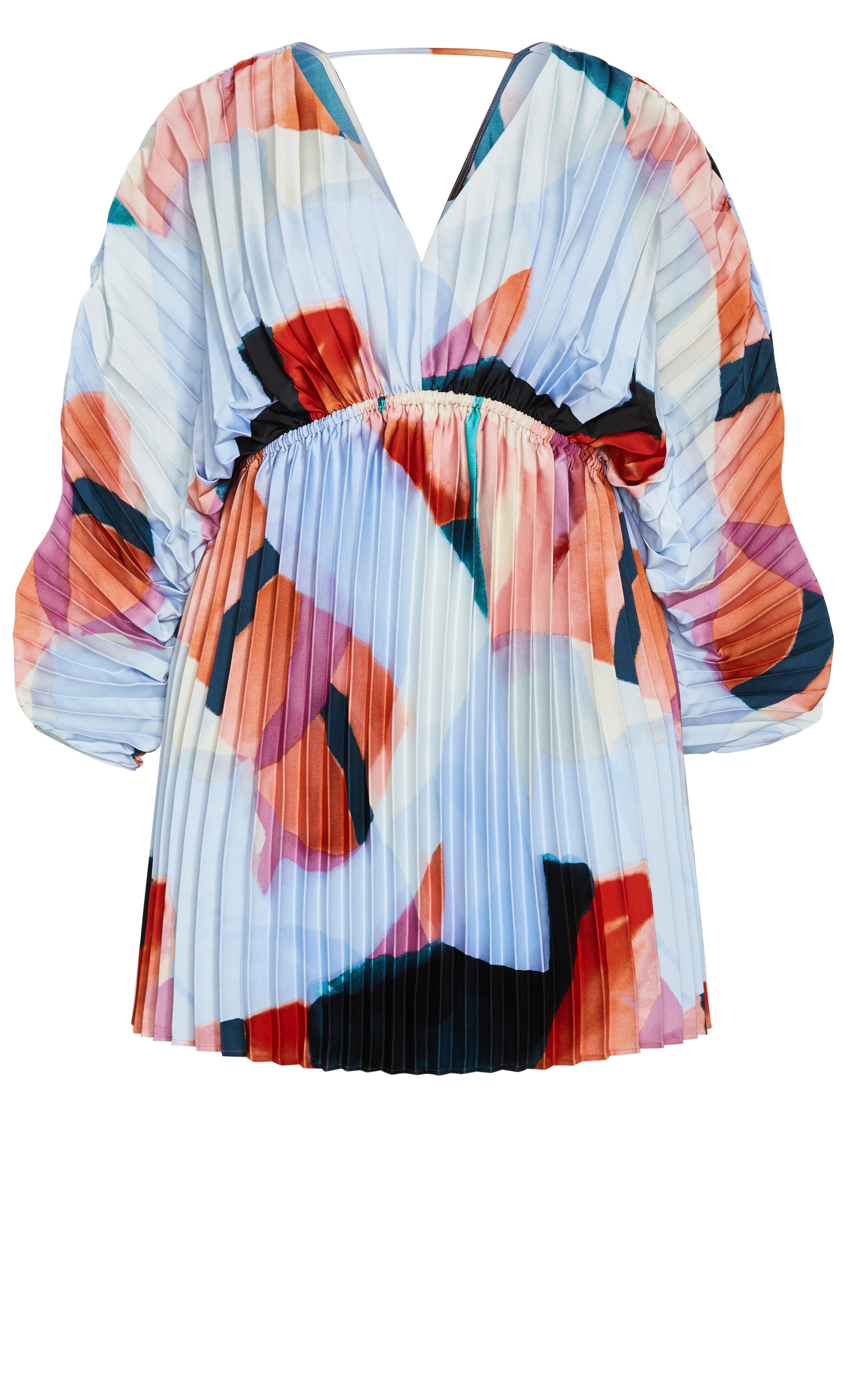 Chloe Print Dress - print, BLUE, alternate image number 5