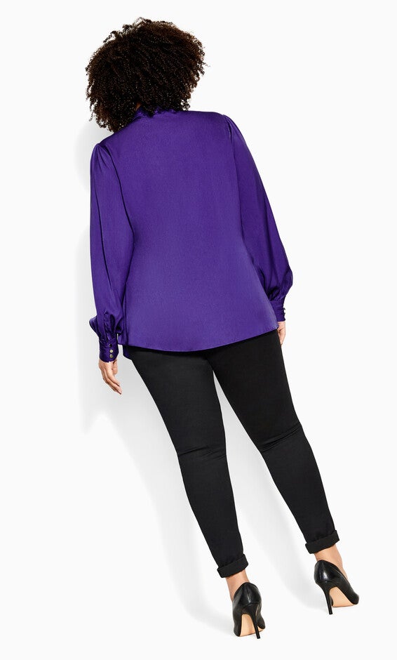 In Awe Top - royal purple, PURPLE, alternate image number null