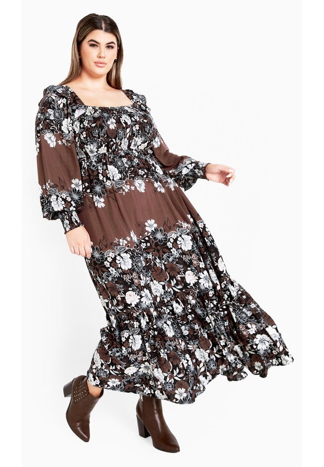 Sadie Plc Maxi Dress, FLOWER CHILD, on-hover image number 1