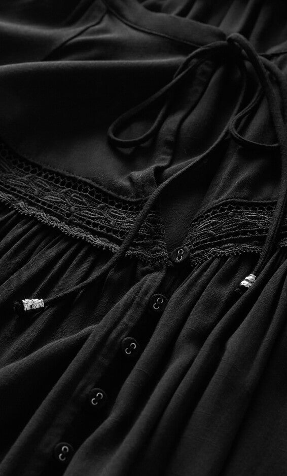 Averi Shirt - black, BLACK, alternate image number null