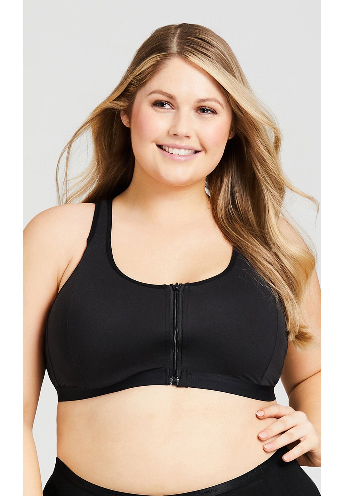 Sports Bra, BLACK, hi-res image number 0