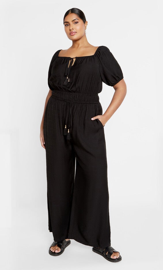 Erica Jumpsuit - black, BLACK, hi-res image number null