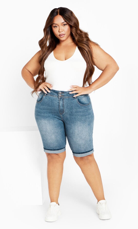 Killer Pins Short - light denim, BLUE, hi-res image number null