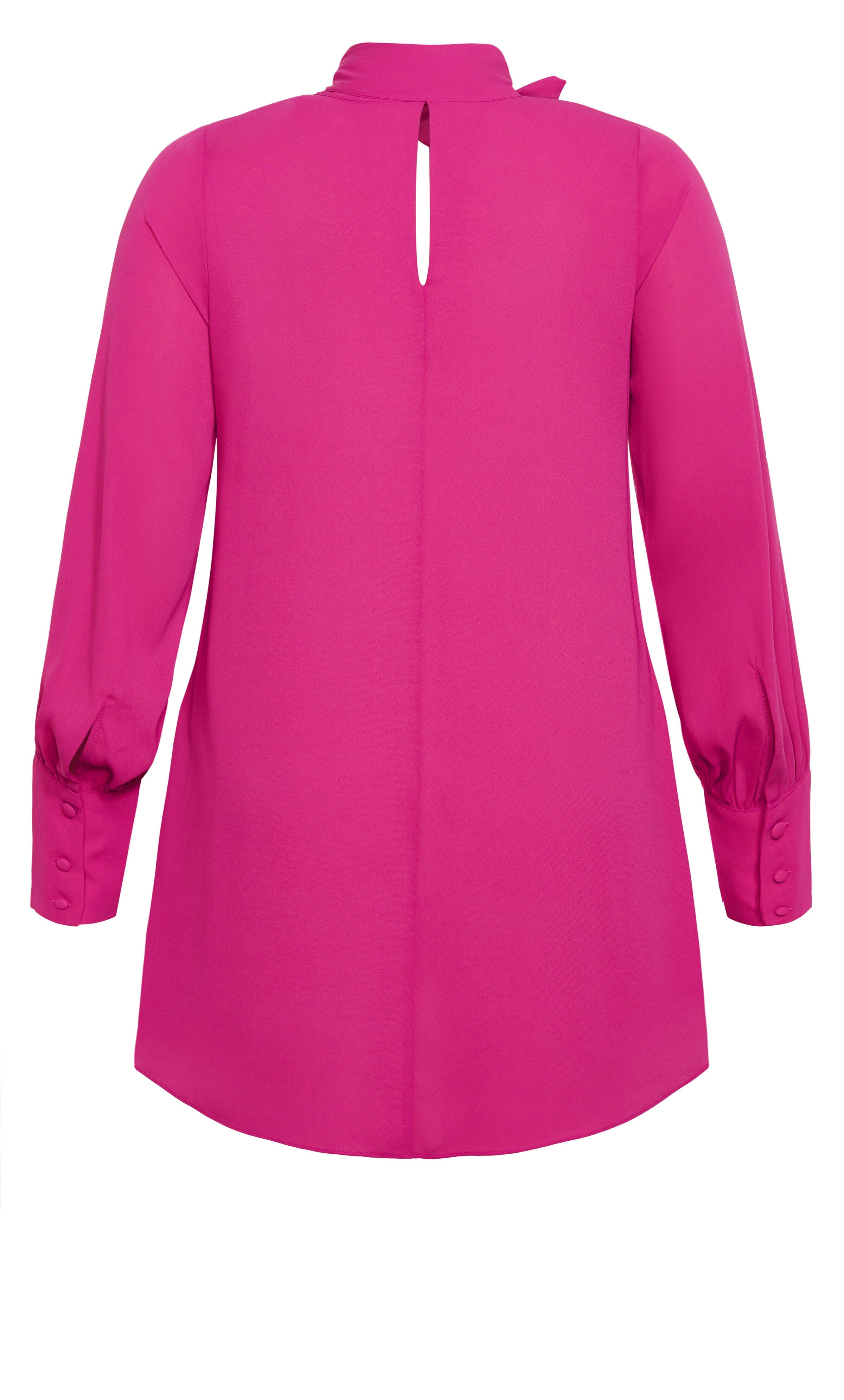 Neck Tie Tunic - sangria, SANGRIA, alternate image number 5