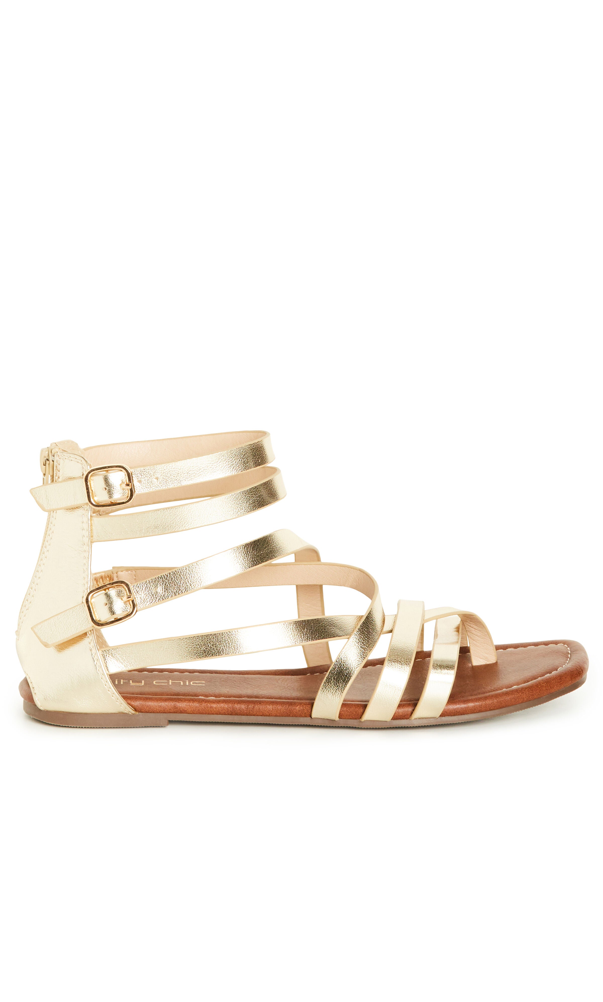 WIDE FIT Ios Sandal - gold, YELLOW, alternate image number 1