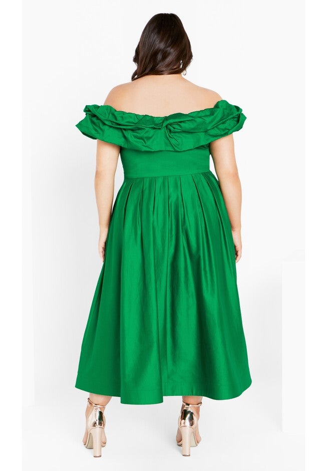 Mayah Dress - jellybean, GREEN, alternate image number 2