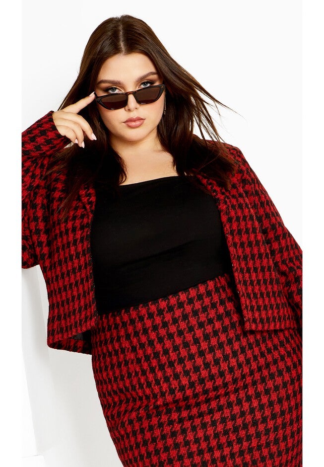 Skylar Jacket - red, RED, on-hover image number 1