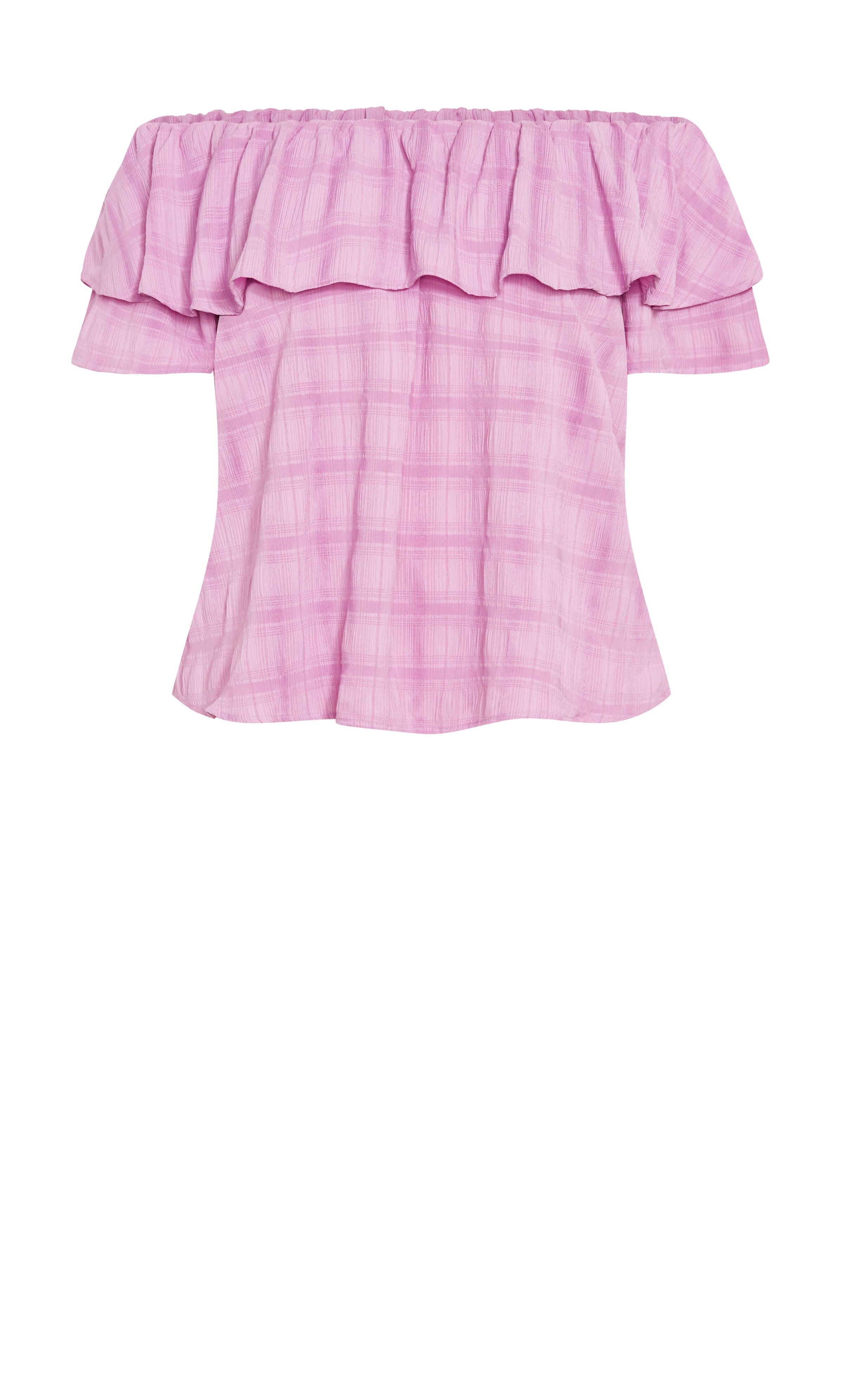 Christy Off Shoulder Top - violet, PURPLE, alternate image number 3