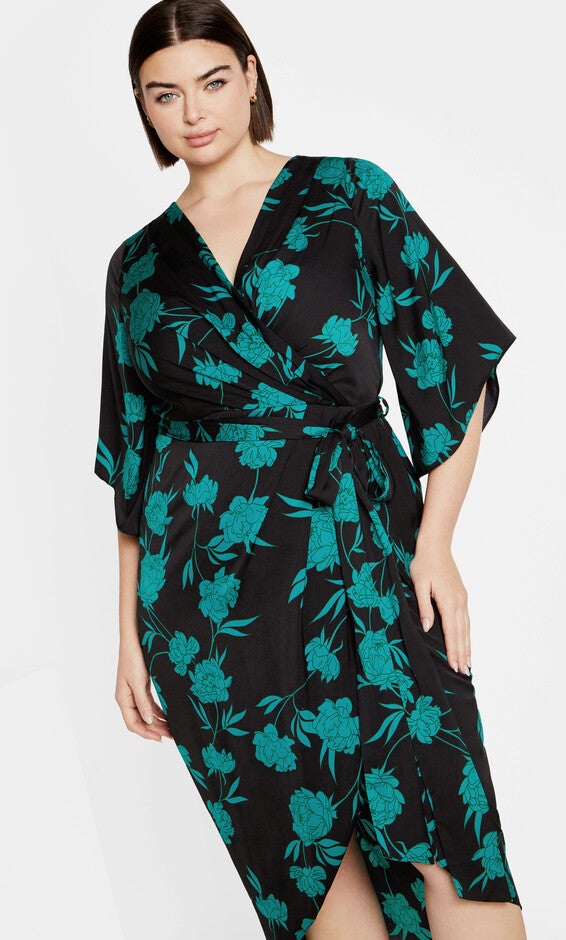 Kimberly Print Maxi Dress - aquarelle, AQUARELLE, alternate image number 1