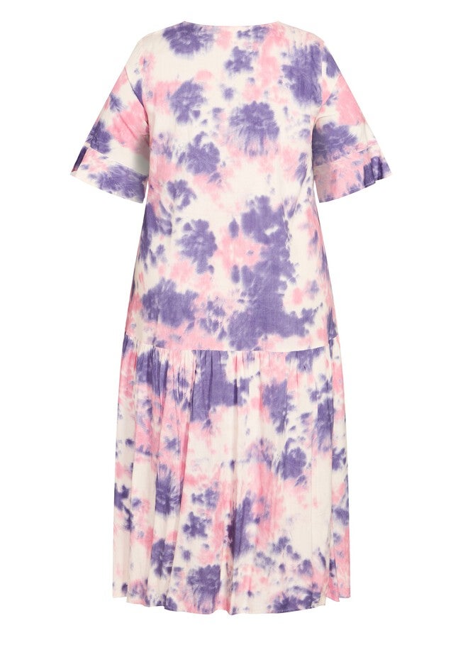 Valerie Dress, SERENE TIE DYE, alternate image number 3
