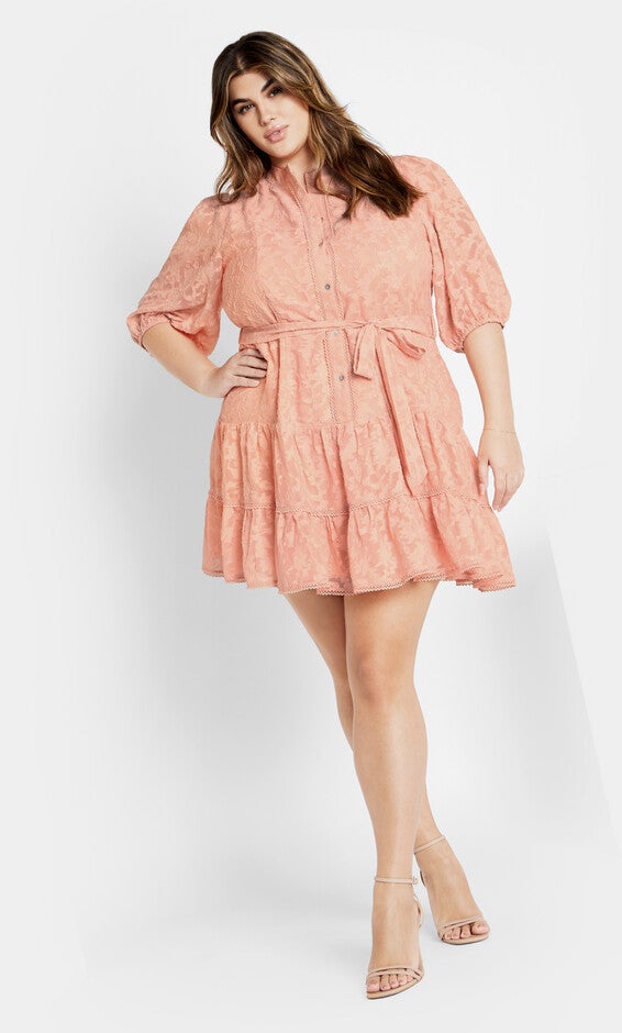 Chrissa Dress - dusty pink, DUSTY PINK, alternate image number 1