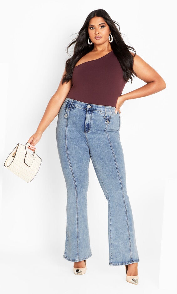 Asha Mia Jean - light denim, LIGHT, hi-res image number null