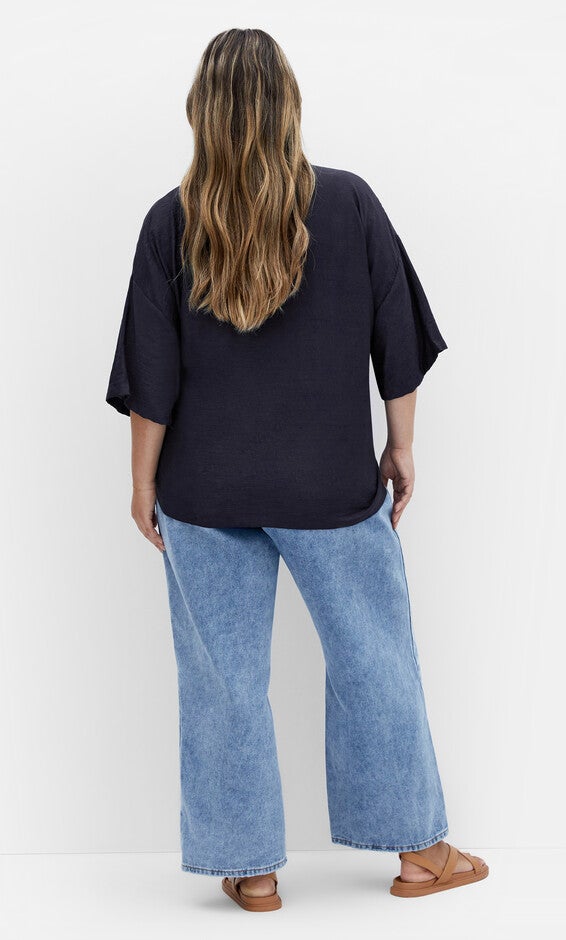 Rosie Shirt - navy, BLUE, alternate image number null