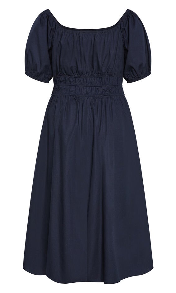 Adelynn Dress - navy, BLUE, alternate image number null