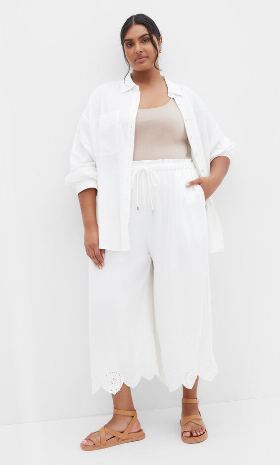 Alaia Pant - white, CREAM, hi-res image number null