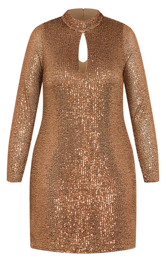 Glowing Dress - bronze, BRONZE, alternate image number 4