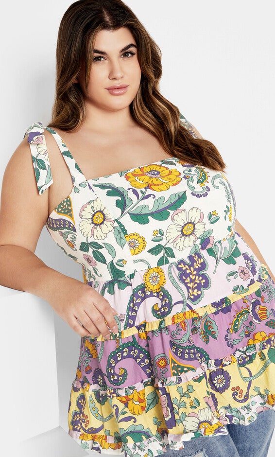 Cleo Top - jacaranda, PURPLE, hi-res image number 0