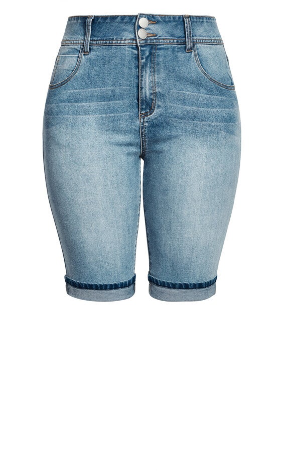 Killer Pins Short - light denim, BLUE, alternate image number null